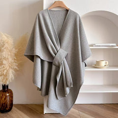 Poncho Lía gris claro