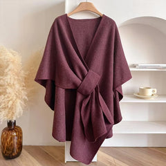Poncho Lía burdeos