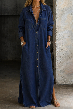 Delana | Vestido denim con Botones