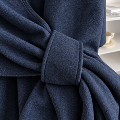 Tira cruzada del poncho Lía azul marino